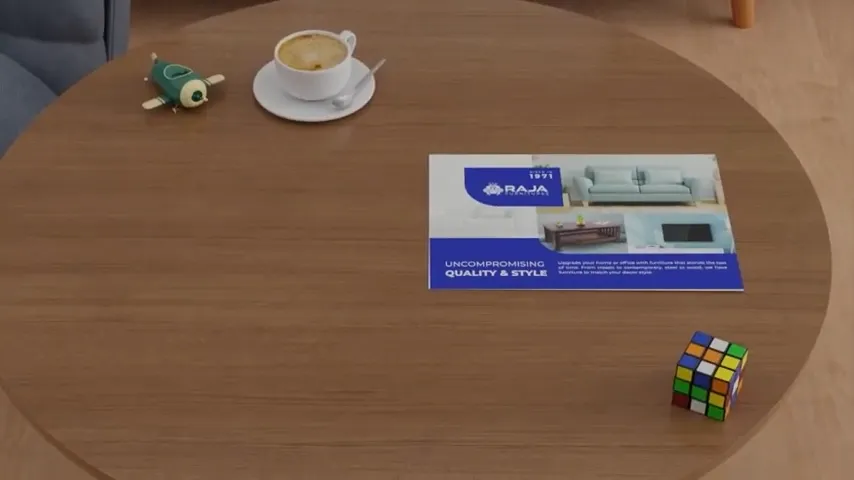 Raja Furniture Brochure 3D Video